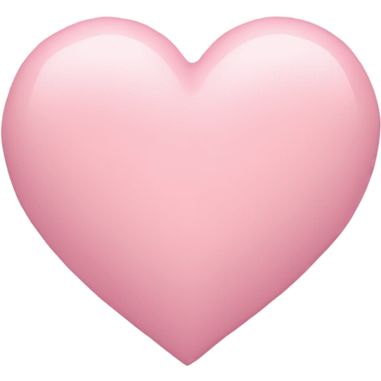 Pastel pink heart  emoji