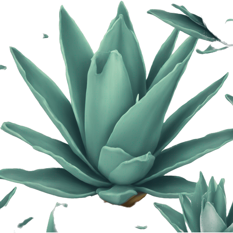 Blue agave emoji