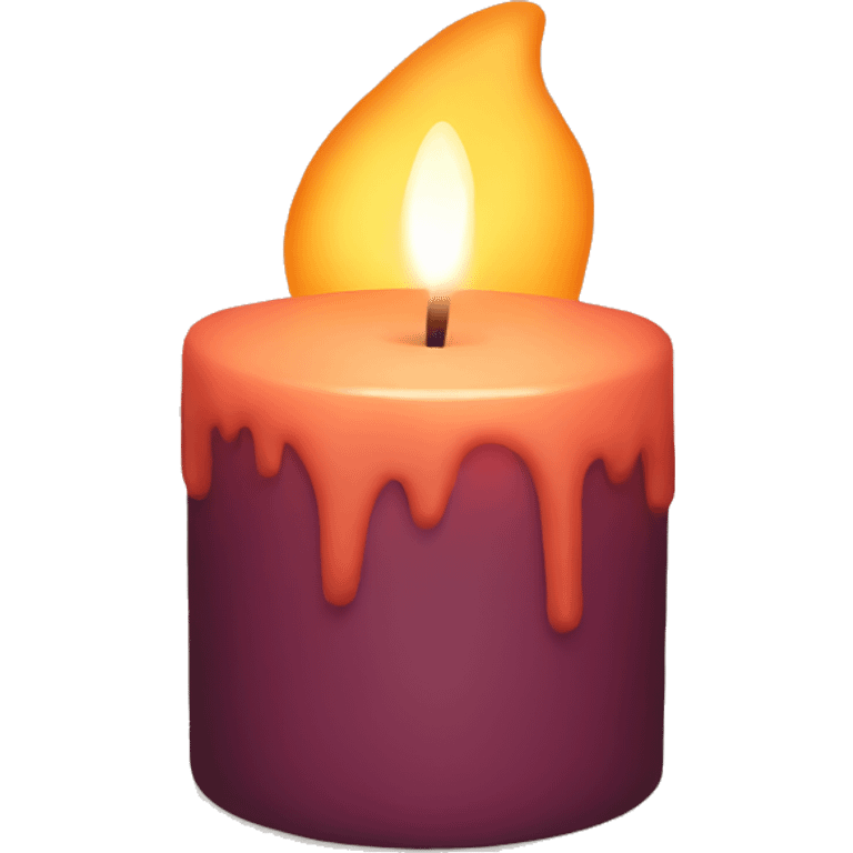 fall candle emoji