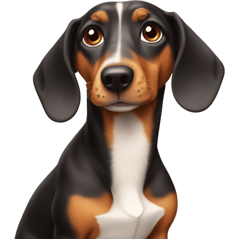 Ducshund dog emoji