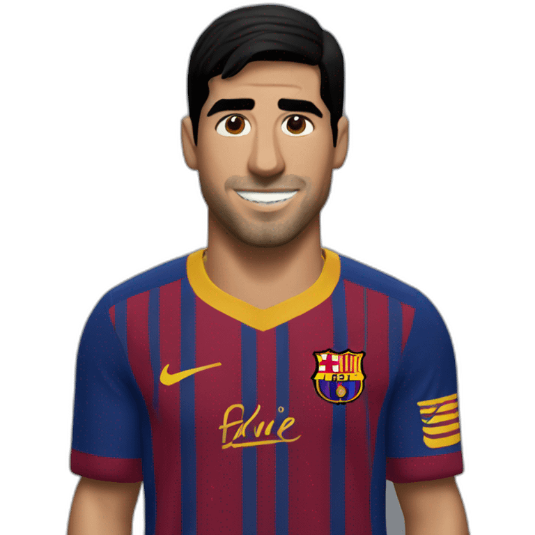 Luis Suarez Barcelona emoji