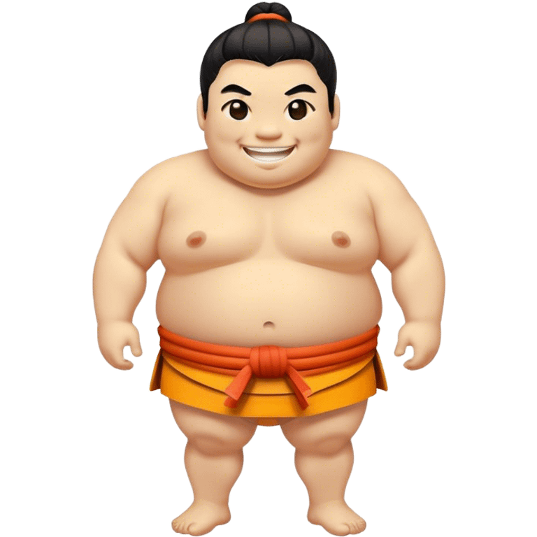 Sumo happy emoji