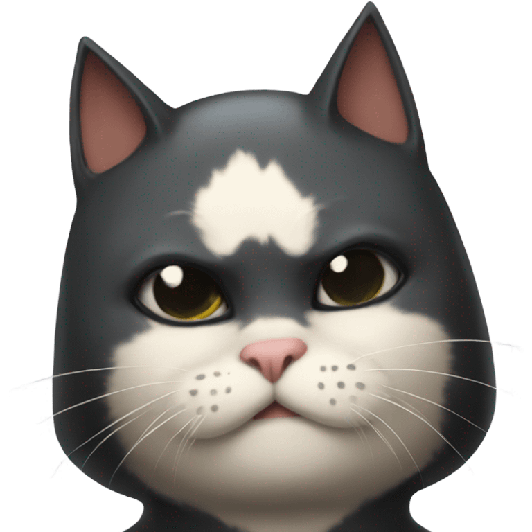 batman cat kissing  emoji