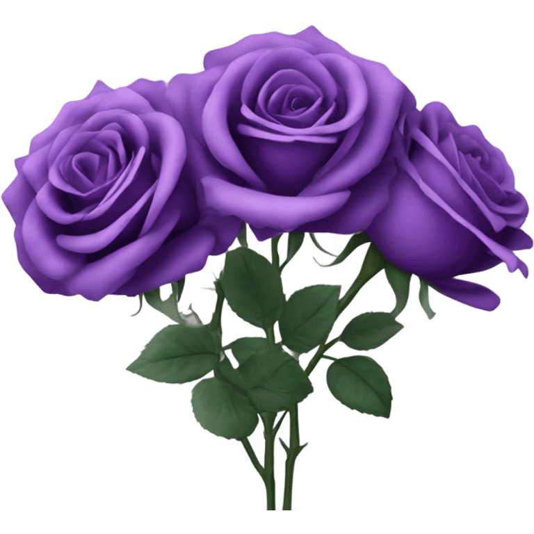 Purple rose pack emoji