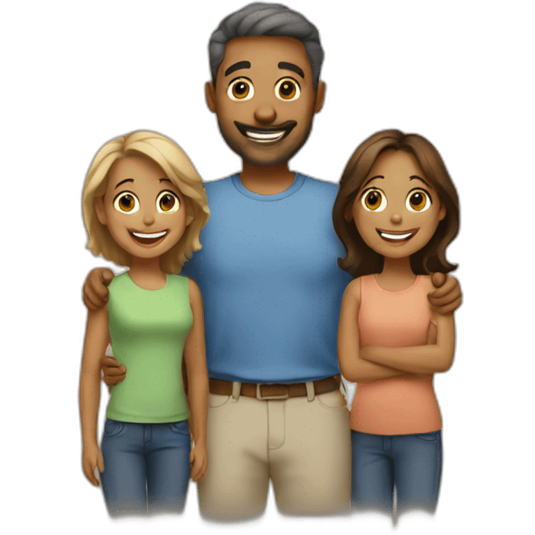 Happy family emoji