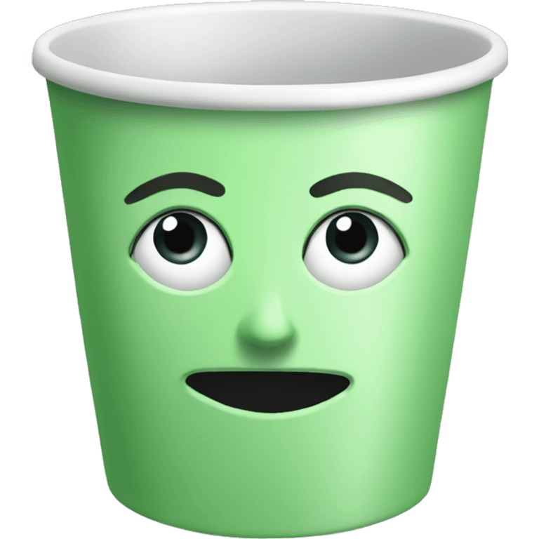 arabic light green cup emoji