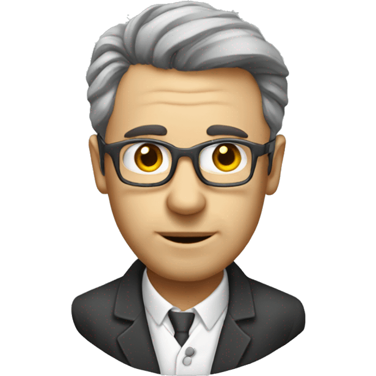 a hard working optimstic scientist emoji