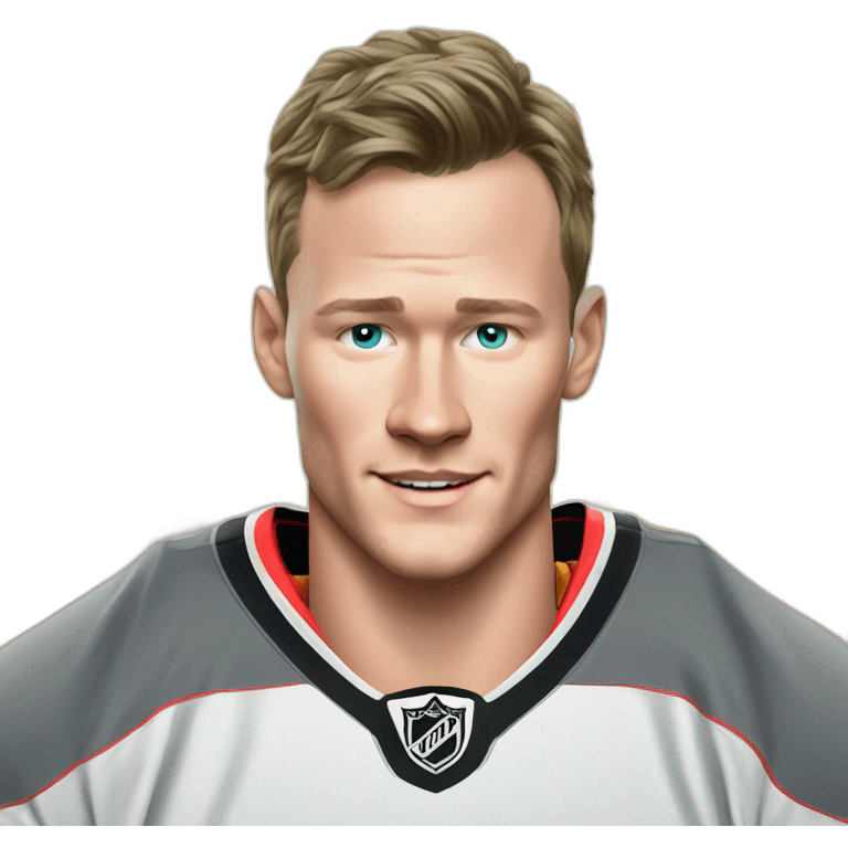 Jonathan Toews as rainbow diamond ring emoji