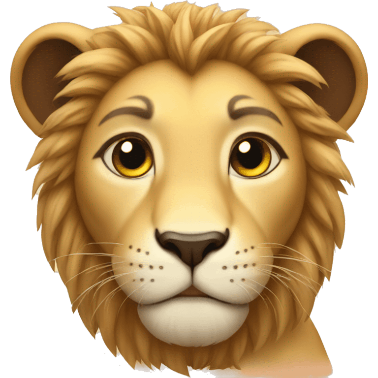 lion baby cute emoji