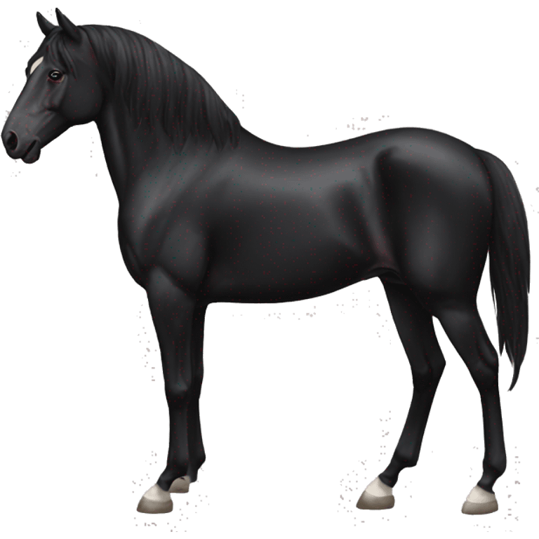 Black horse emoji