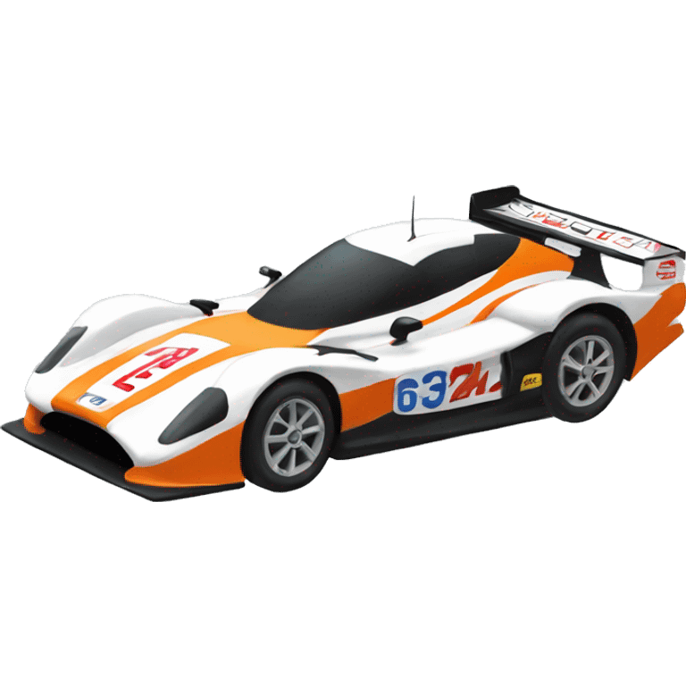 Racer car emoji