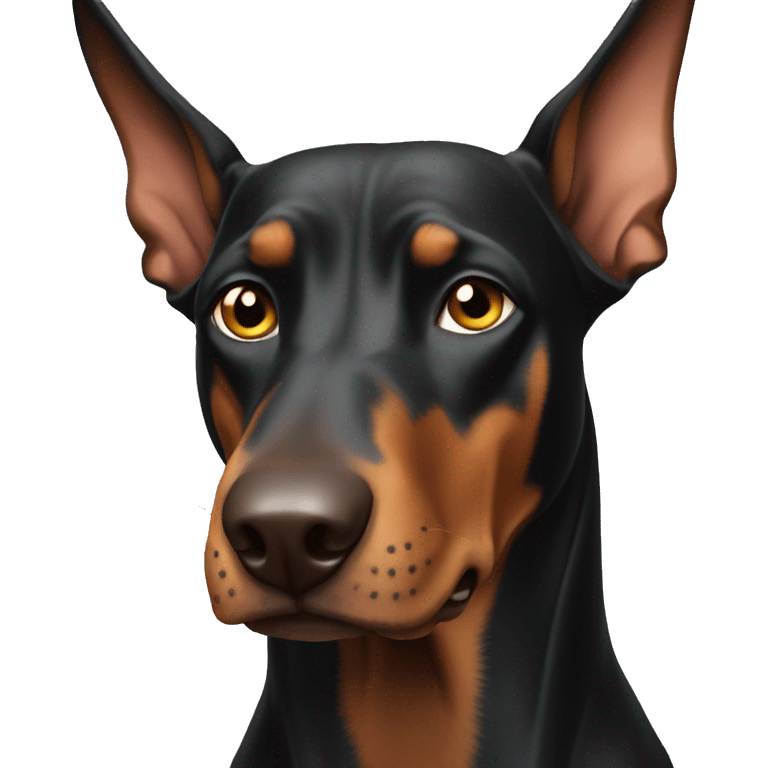 Mad Doberman emoji