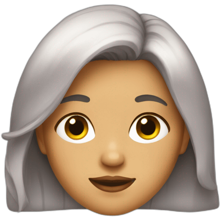 Giant girl emoji