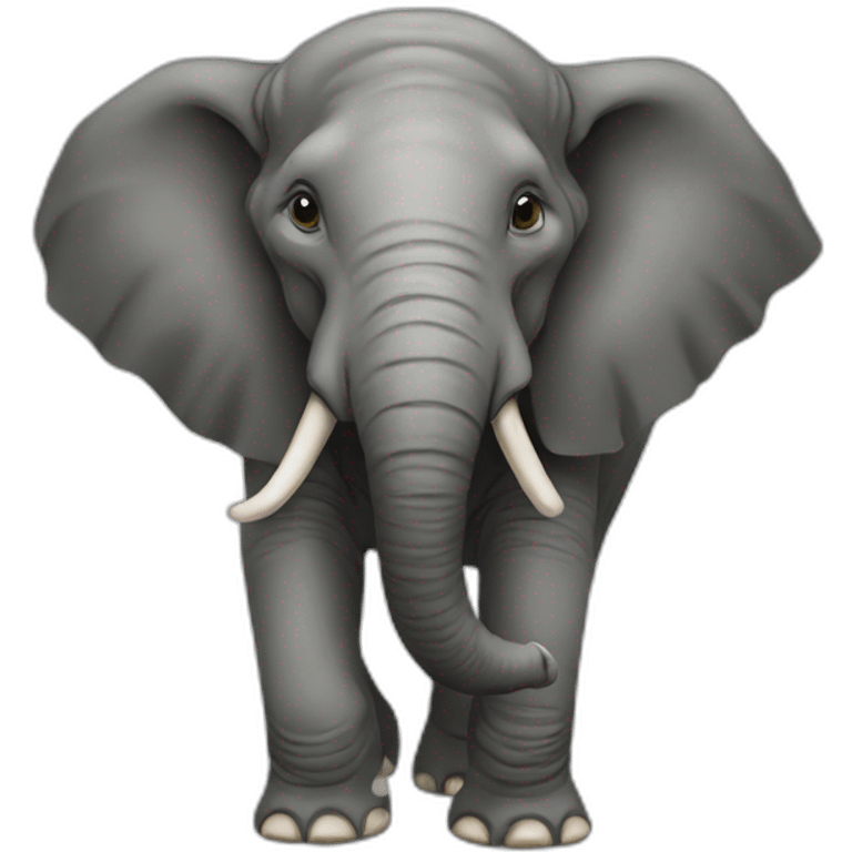 Old elephant emoji