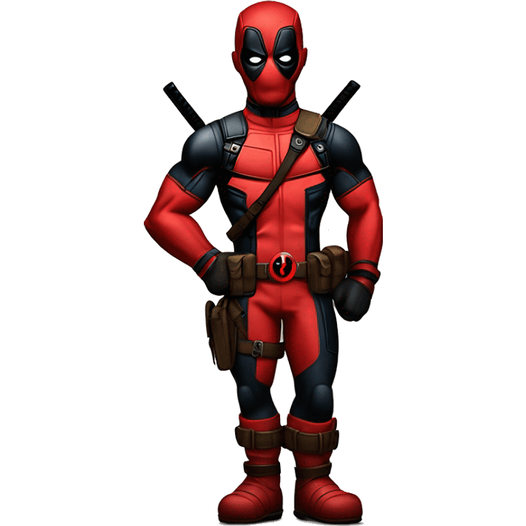 Deadpool combination Captain America emoji