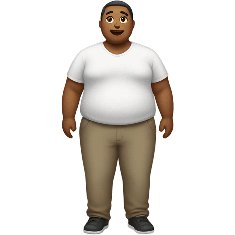 A fat person  emoji