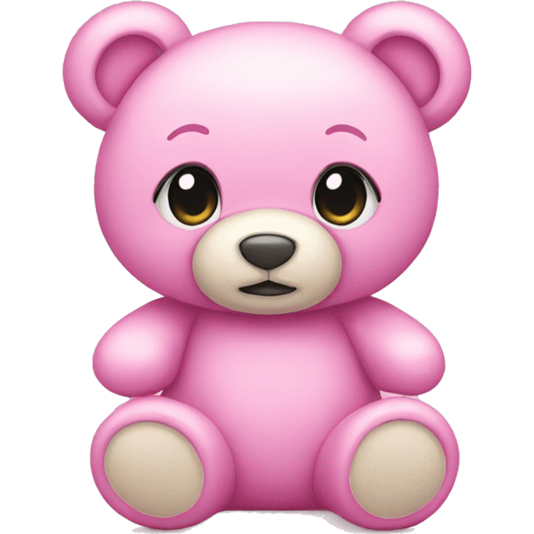 Pink teddy bear  emoji