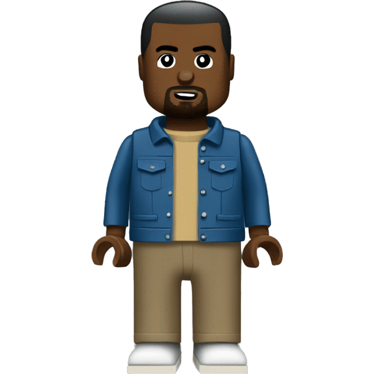 KANYE WEST lego full body emoji