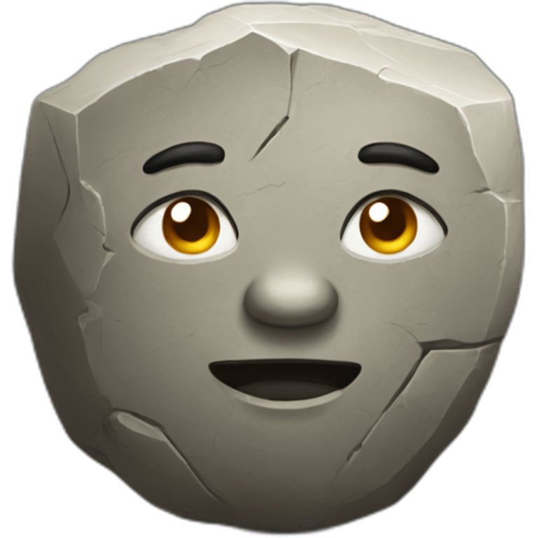 Stone emoji