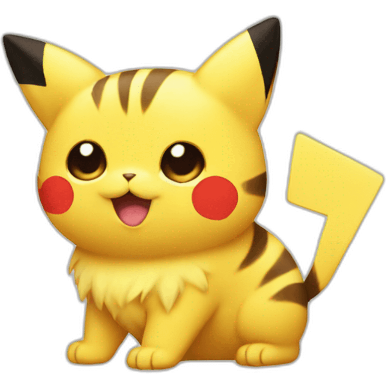 cat pikachu emoji