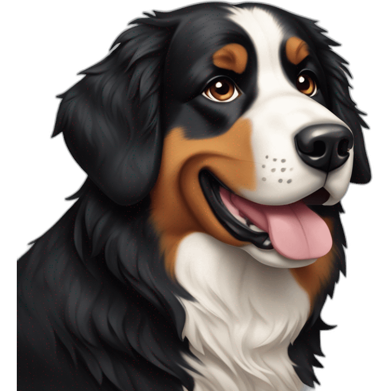 bernese mountain dog olivia newton-john emoji