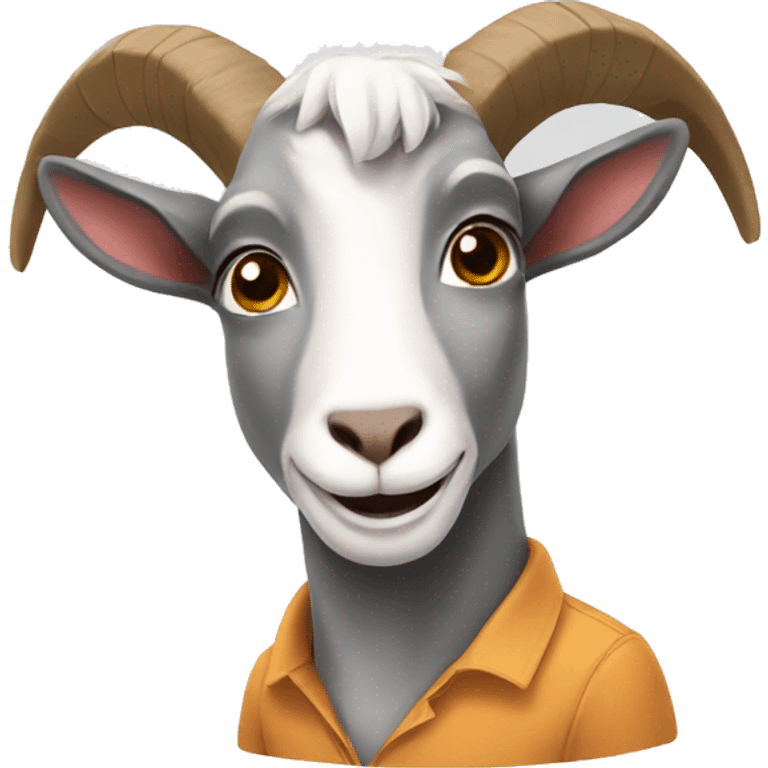 Goat is a teacher emoji