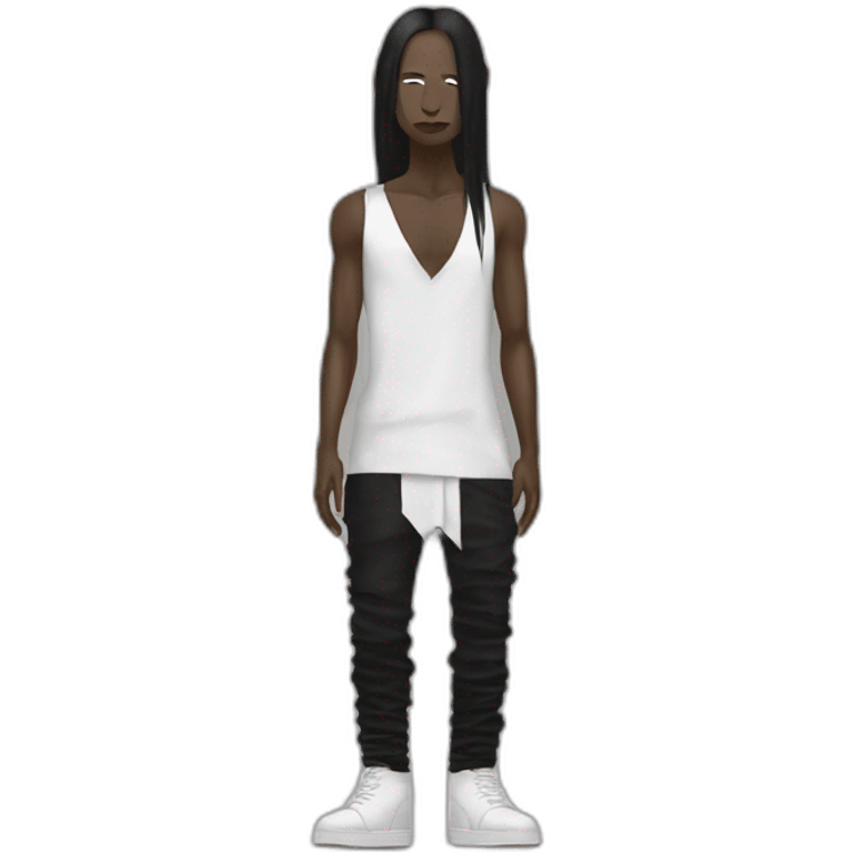 rick owens outfit emoji