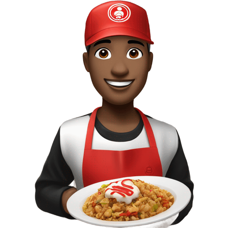 panda express worker  emoji