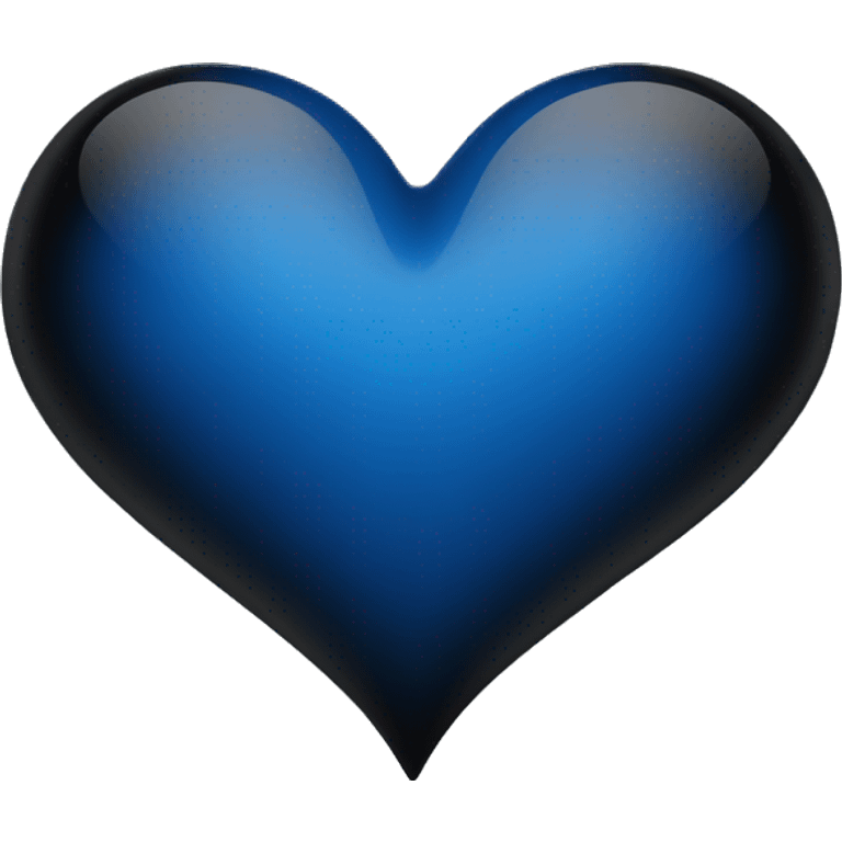 heart-deep-blue-and-black-color emoji