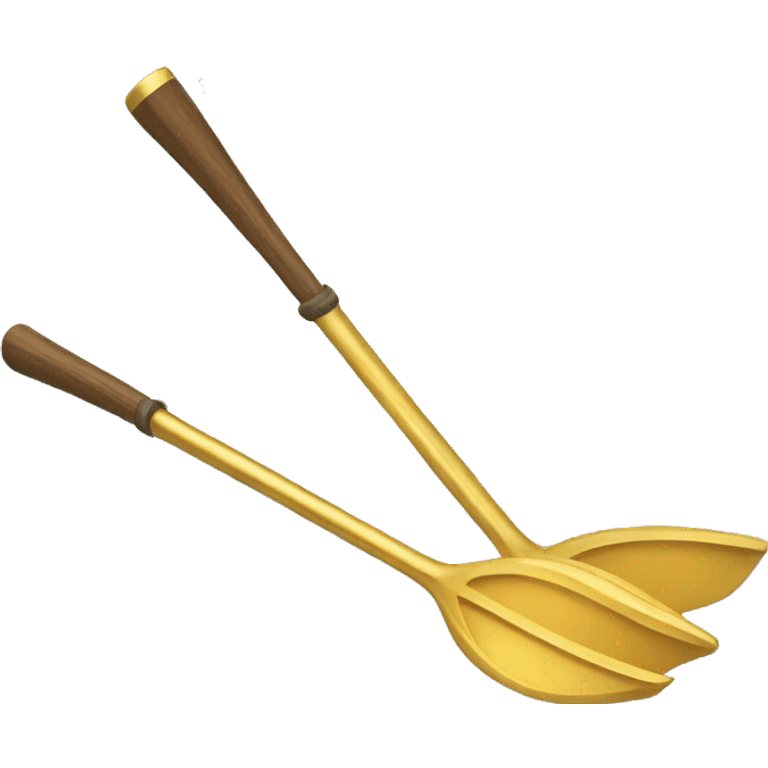 gold oar emoji