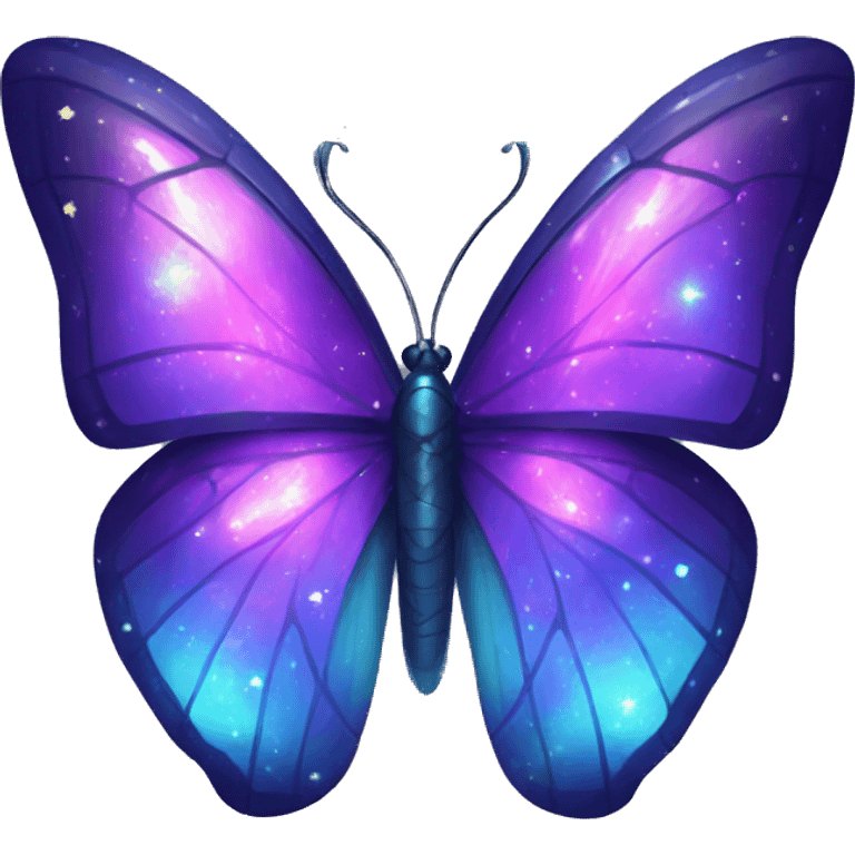 Shiny Nebula Gem Butterfly emoji