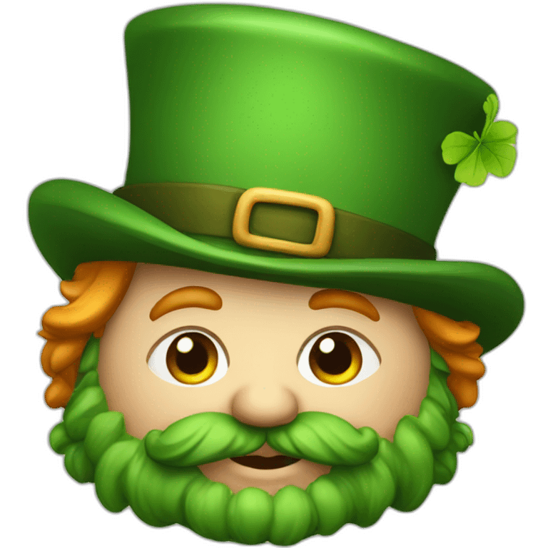 a fat leprechaun emoji