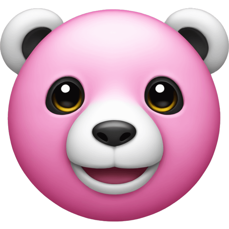 Pink panda emoji