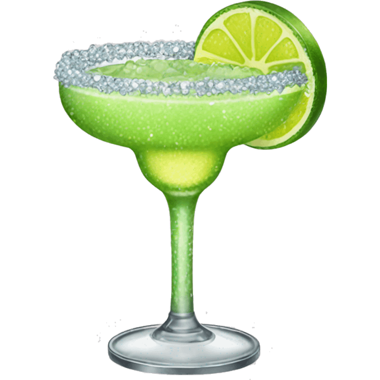 Sparkling margarita emoji