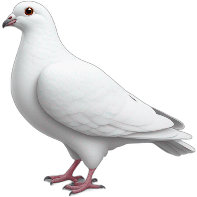 white pigeon emoji