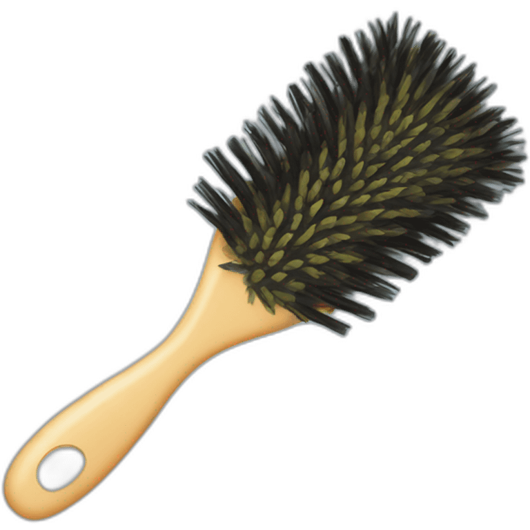 Brosse à cheveux emoji