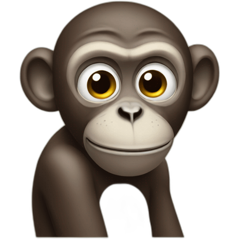 sad monkey emoji