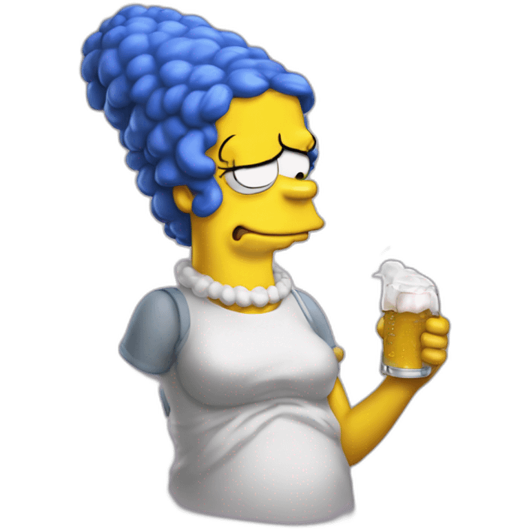 Homer sipsome bisous marge emoji