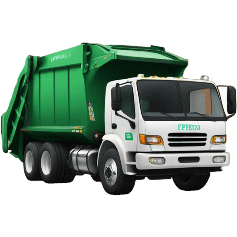 Trash truck  emoji