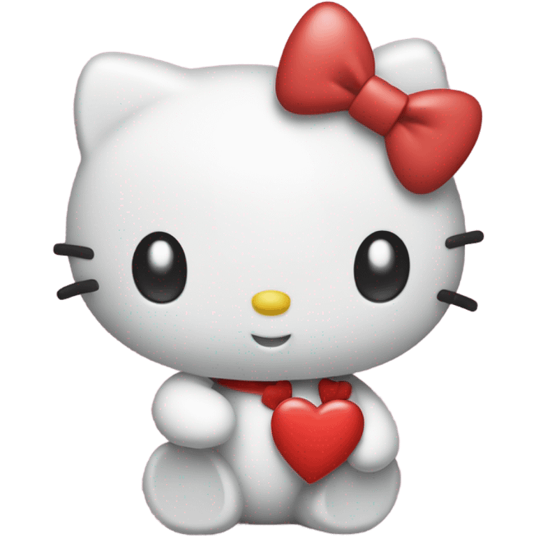 Love u hello kitty  emoji