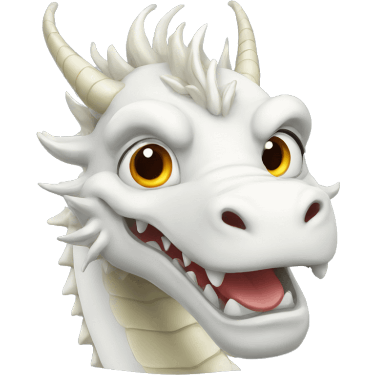 chinese white dragon emoji