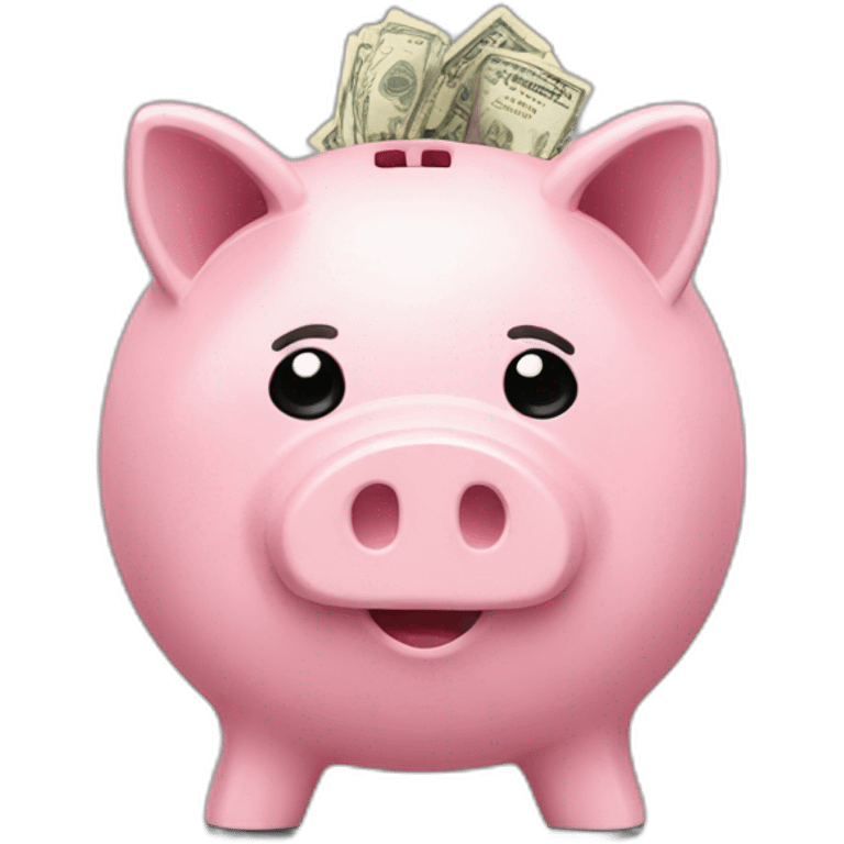 piggy bank side emoji