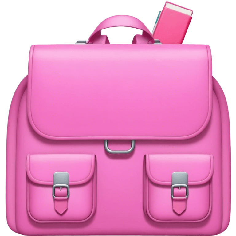 Pink school  emoji