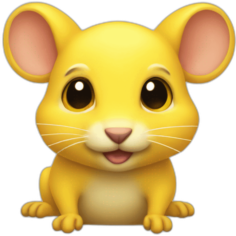 yellow electric rodent emoji