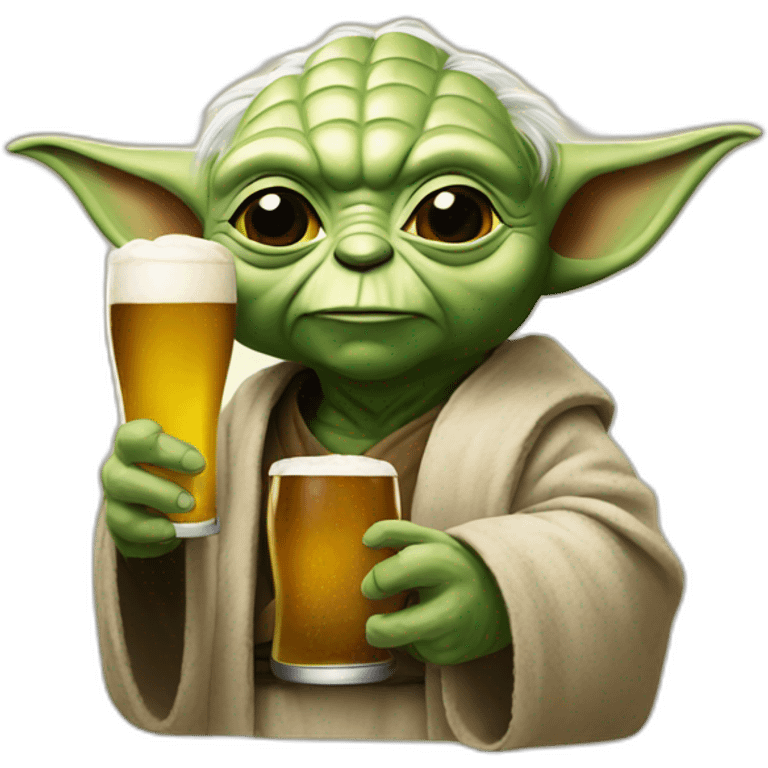 Yoda beers emoji