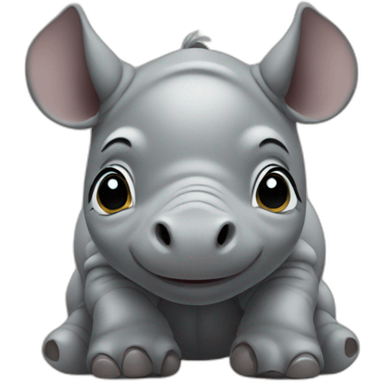 Baby rhino emoji