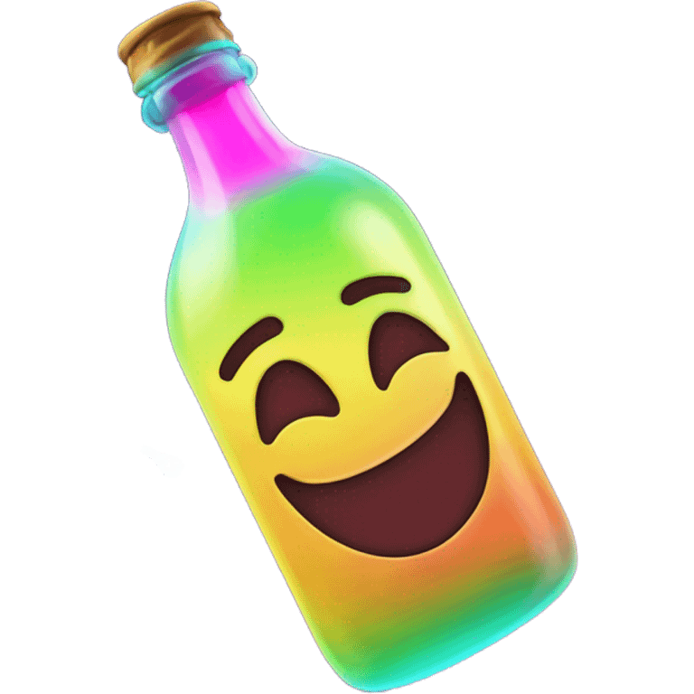 A radioactive flavor prime drink￼ emoji