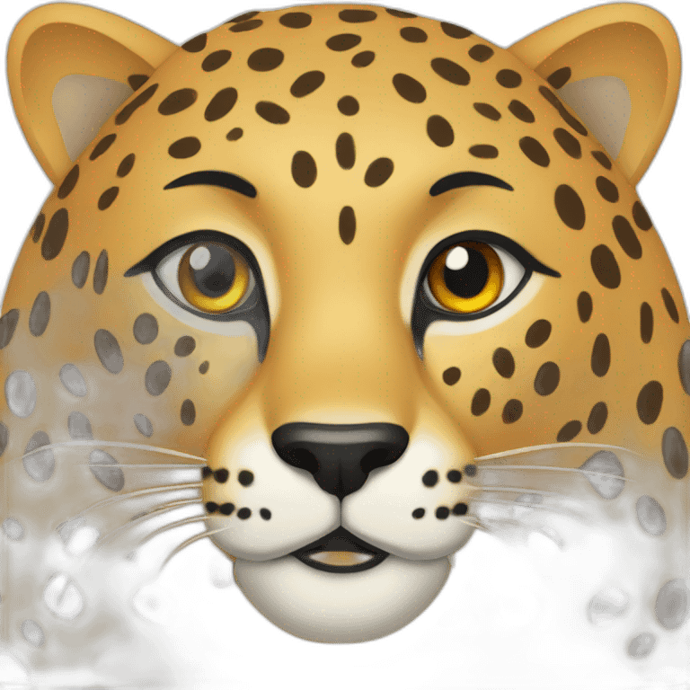 cheetah head emoji