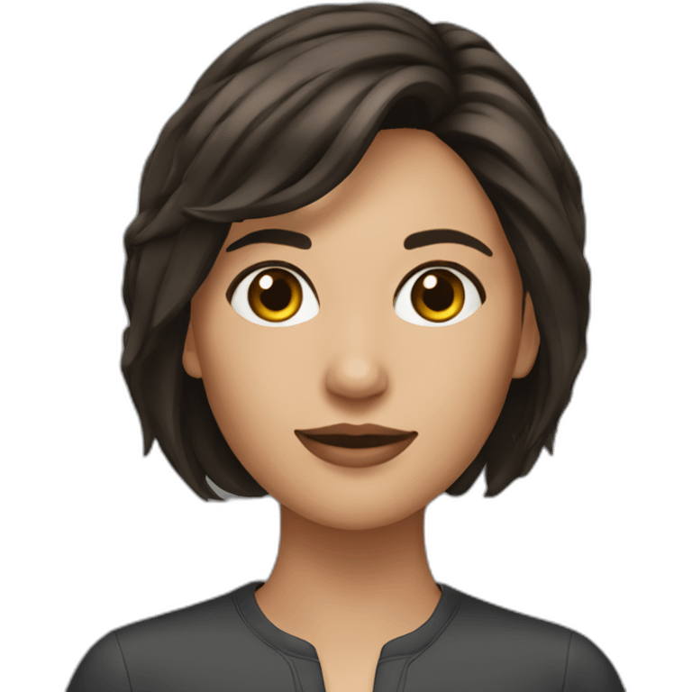 Esteticista brunette emoji