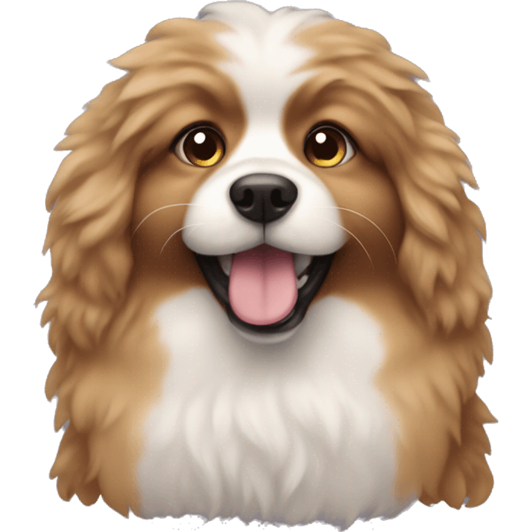 fluffy dog emoji